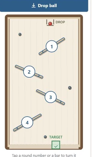 1. Hard has four ramps. 2. Connect the route to the narrower target.